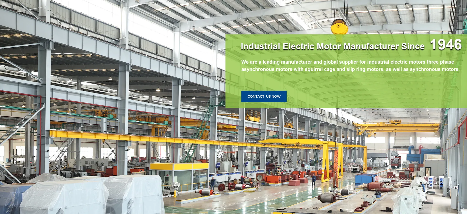 Industrial Electric Motor Manufacturer Since 1946